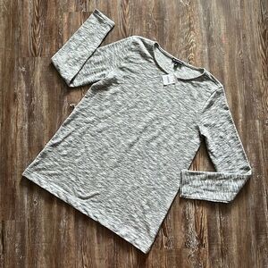 J. Crew Mercantile Heathered Gray Lounge Cotton Blend Long Sleeve Sweatshirt